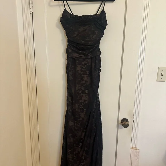 House of CB Black Lace Corset Dress - Picture 8 of 12